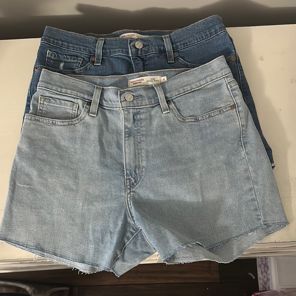 Levi's Blue Jean Shorts NWOT